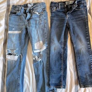 Old Navy kids jeans - Light and Dark Wash